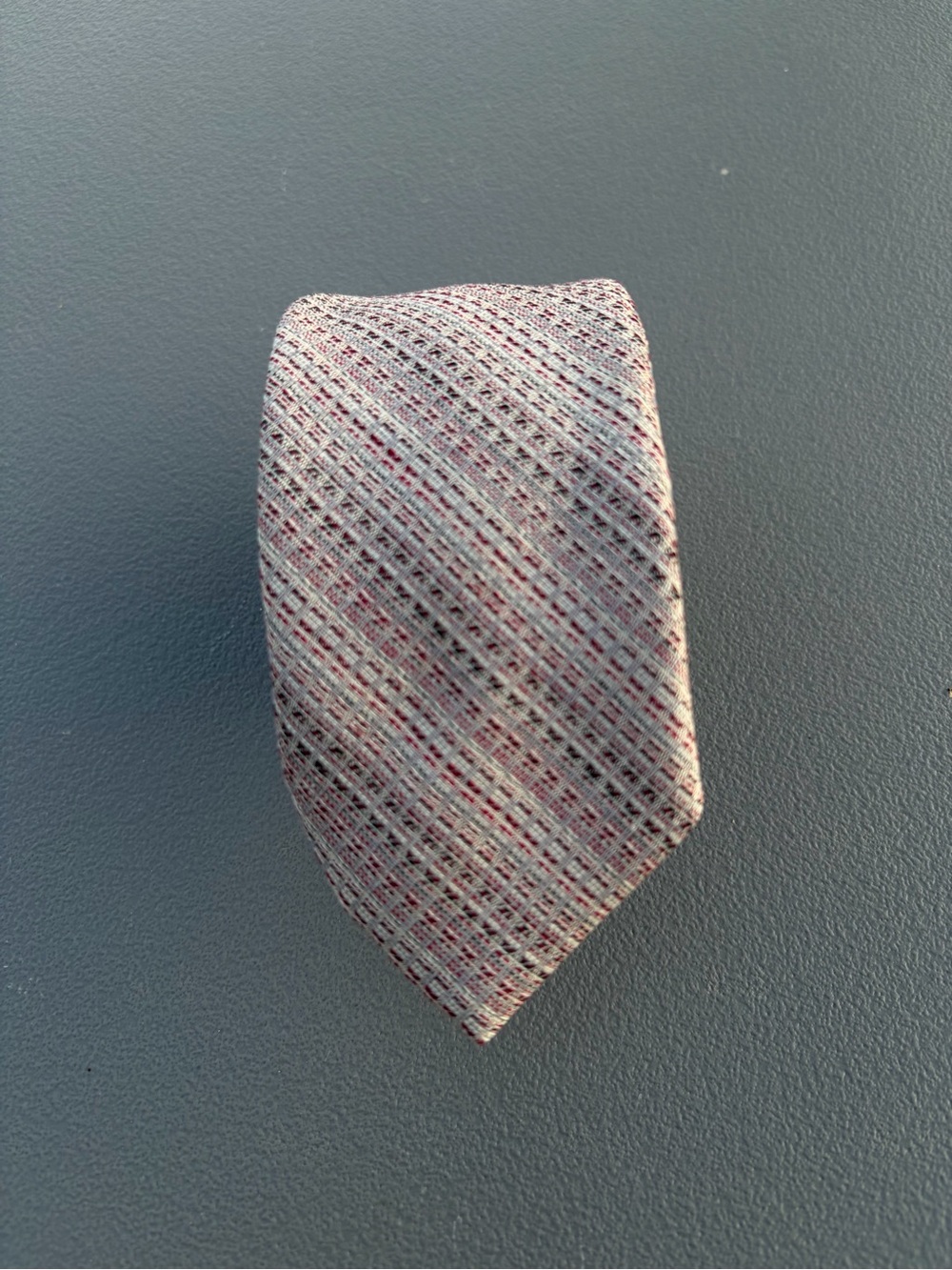 Haulinetrigere Men's Woven Pink Pattern Tie